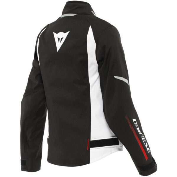 Giacca Moto Donna Dainese VELOCE LADY D-DRY Nero Bianco Lava Rosso