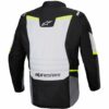 Giubbotto Moto Tessuto Alpinestars ST-1 WATERPROOF Ice Grigio Nero Giallo Fluo
