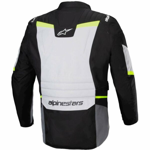 Giubbotto Moto Tessuto Alpinestars ST-1 WATERPROOF Ice Grigio Nero Giallo Fluo