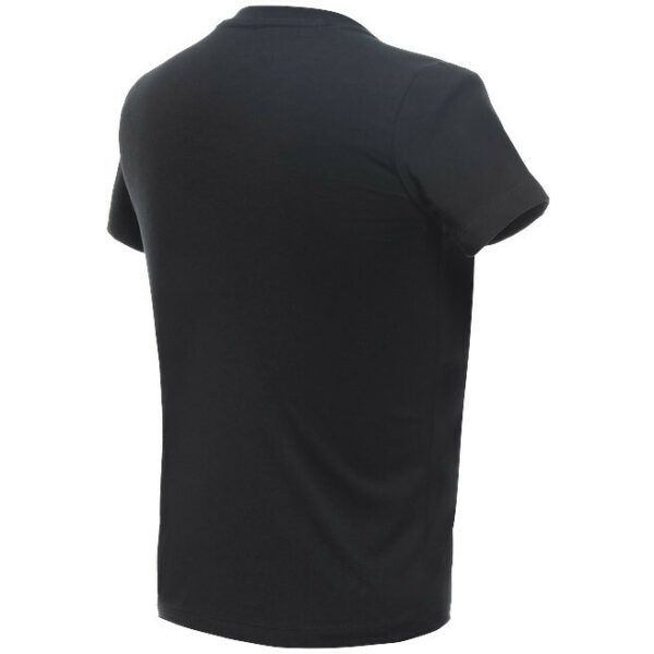 Maglia Bambino Casual Dainese T-Shirt Casual LOGO KID Nero Rosso Fluo