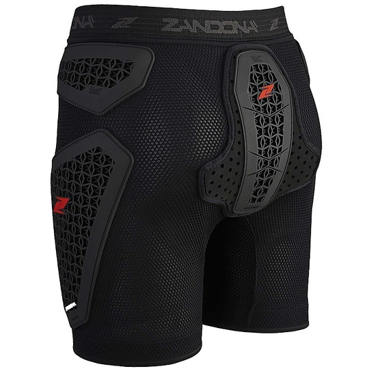 Pantaloncini Protettivi Moto Cross Enduro CE Zandonà NETCUBE SHORTS Nero
