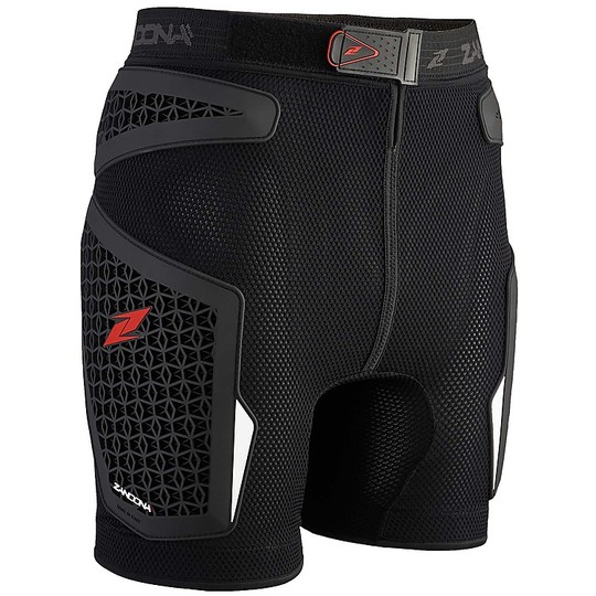 Pantaloncini Protettivi Moto Cross Enduro CE Zandonà NETCUBE SHORTS Nero