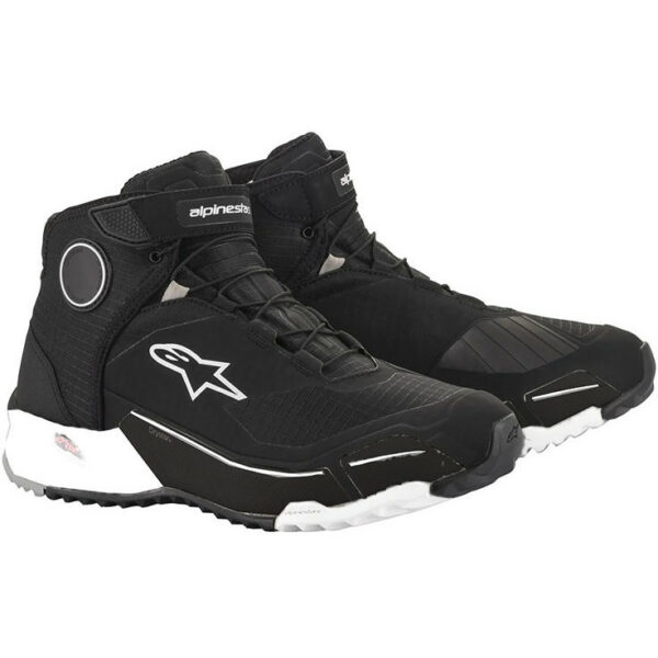 Scarpe Moto Alpinestars CR-X DRYSTAR Nero Bianco