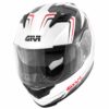 CASCO MOTO GIVI H50.5 RAPTOR GLOSSY WHITE/BLACK/RED