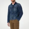 Giacca Jeans Moto PMJ West Blu AAA