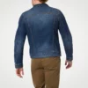 Giacca Jeans Moto PMJ West Blu AAA