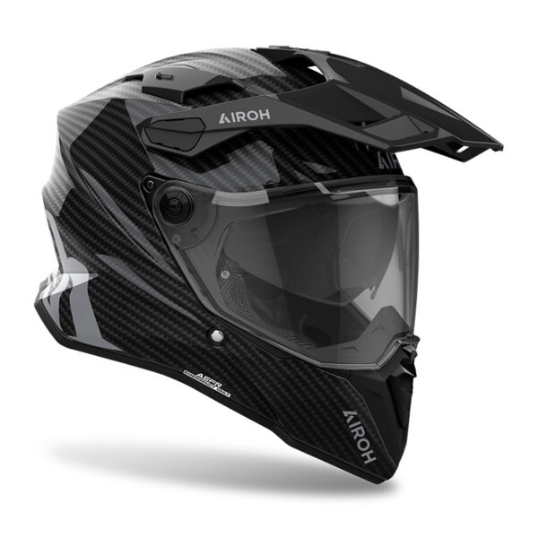 Casco Moto Adventure AIROH COMMANDER 2 CARBON LUCIDO