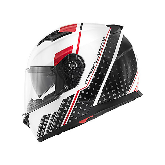Casco Moto Integrale Givi 50.5 TRIDION Magnus Bianco Nero Rosso