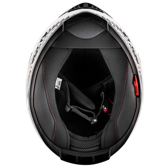 Casco Moto Integrale Givi 50.5 TRIDION Magnus Bianco Nero Rosso