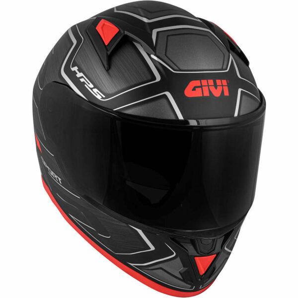 Casco Moto Integrale Givi 50.6 Sport Deep Nero/Argento/Opaco Doppia Visiera