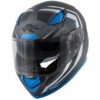 Casco Moto Integrale Kappa KV-41 Dallas Simple Nero/Blu/Opaco
