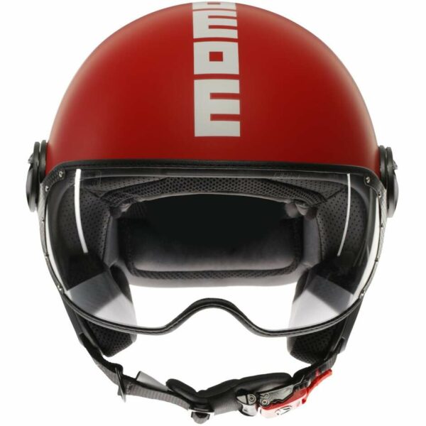 Casco Moto Jet Momo Design FGTR CLASSIC Candy Rosso/Bianco0 22.06