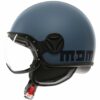 Casco Moto Jet Momo Design FGTR CLASSIC Mono Dusty Opaco/Blu 22.06