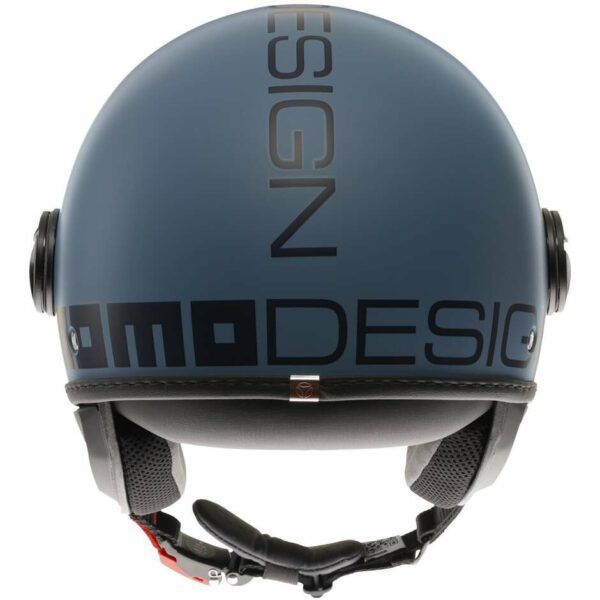 Casco Moto Jet Momo Design FGTR CLASSIC Mono Dusty Opaco/Blu 22.06