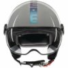 Casco Moto Jet Momo Design FGTR CLASSIC Mono Flip Blu Fucsia 22.06