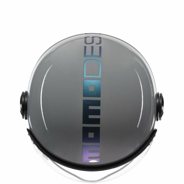 Casco Moto Jet Momo Design FGTR CLASSIC Mono Flip Blu Fucsia 22.06
