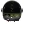 Casco Moto Jet Momo Design FGTR CLASSIC Stripes Nero/Opaco/Giallo 22.06