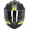 Casco Moto Modulare Acerbis Doppia Visiera SEREL 22.06 Nero Giallo Fluo