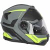 Casco Moto Modulare Acerbis Doppia Visiera SEREL 22.06 Nero Giallo Fluo