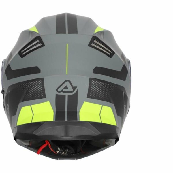 Casco Moto Modulare Acerbis Doppia Visiera SEREL 22.06 Nero Giallo Fluo