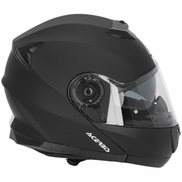 Casco Moto Modulare Acerbis Doppia Visiera SEREL 22.06 Nero Opaco
