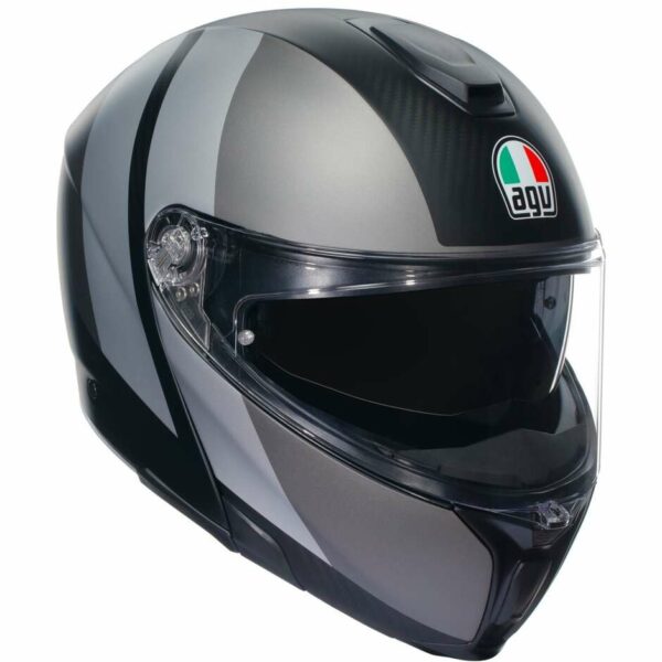 Casco Moto Modulare Agv SPORTMODULAR OVERLAY Grigio/Opaco