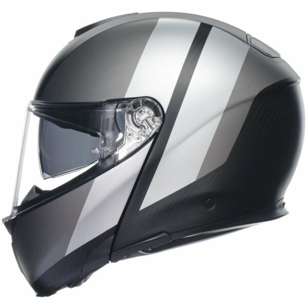Casco Moto Modulare Agv SPORTMODULAR OVERLAY Grigio/Opaco