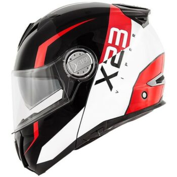 Casco Moto Modulare P/J Givi X.23 SYDNEY VIPER Nero/Rosso/Lucido