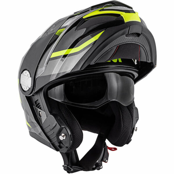 Casco Moto Modulare P/J Givi X.33 CANYON Division Nero/Opaco/Giallo