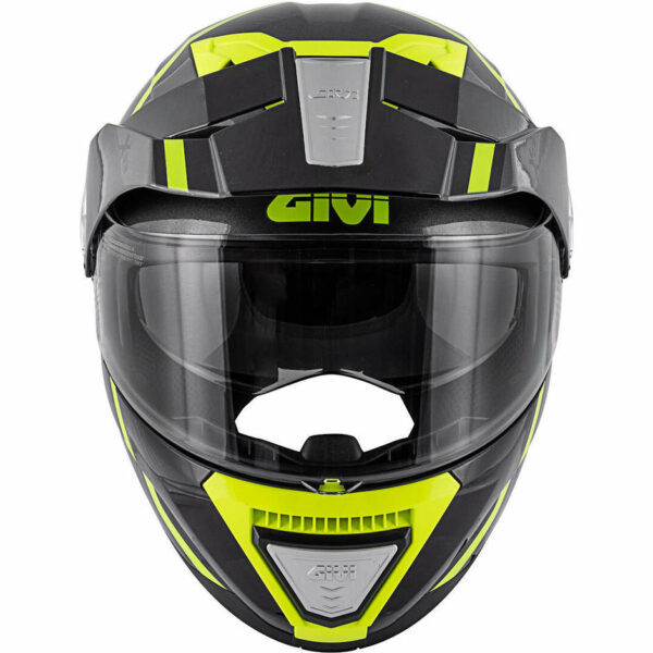 Casco Moto Modulare P/J Givi X.33 CANYON Division Nero/Opaco/Giallo