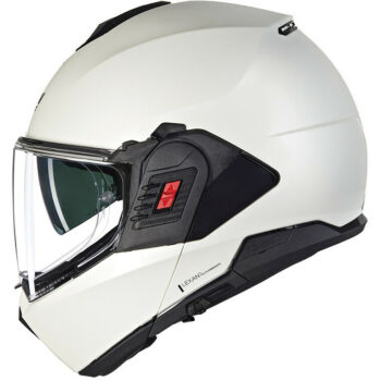 Casco Moto Modulare P/J Nolan N120-1 - 320 CLASSICO NOBILE  Bianco Perla