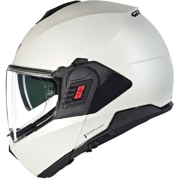 Casco Moto Modulare P/J Nolan N120-1 - 320 CLASSICO NOBILE  Bianco Perla