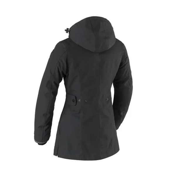 Giacca Moto Invernale Clover Donna Manhattan WP Nero