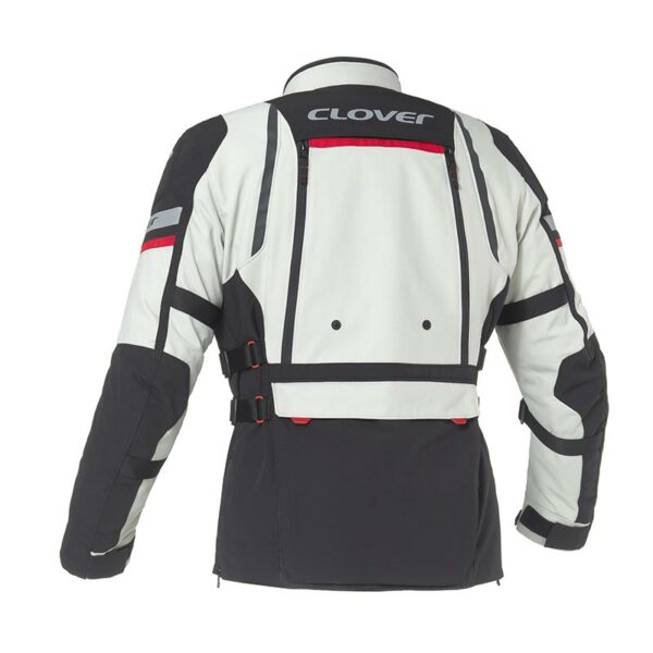 Giacca Moto Uomo Clover GTS-5 WP Grigio