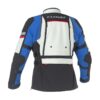Giacca Moto Uomo Clover GTS-5 WP Grigio Blu