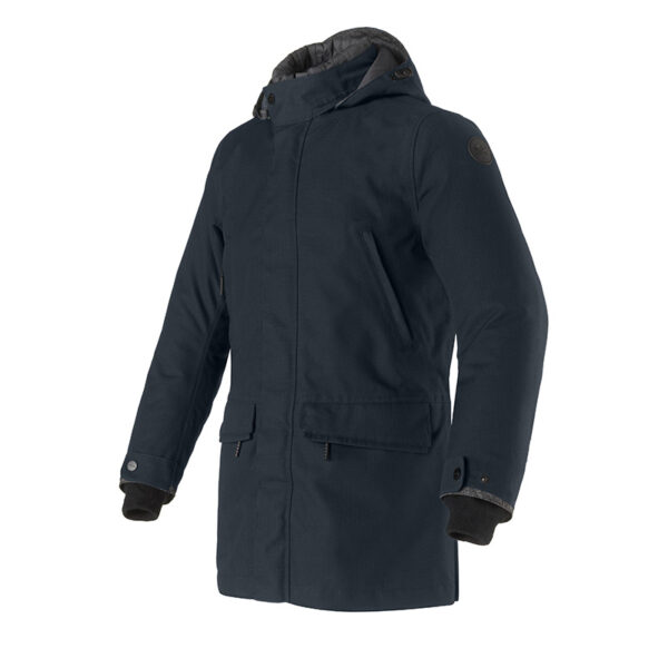 Giacca Moto Uomo Clover Manhattan Wp Blu