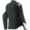 Giacca Moto Donna in Pelle Dainese RAPIDA LADY Nero/Bianco