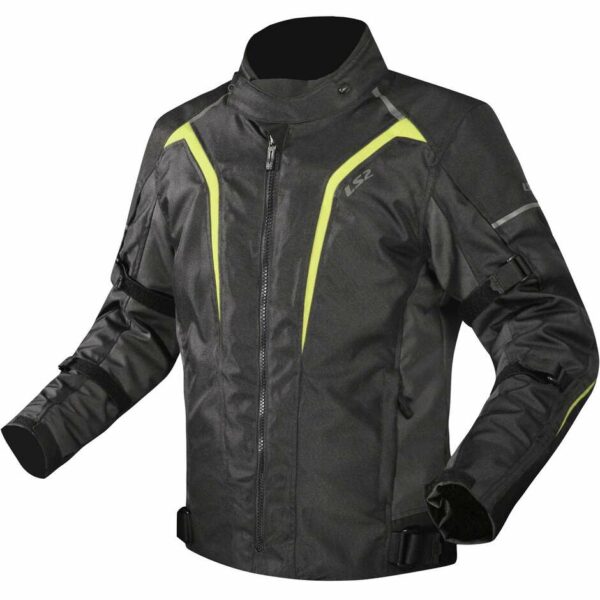 Giubbotto Moto LS2 SEPANG MAN Nero Grigio H-V Giallo