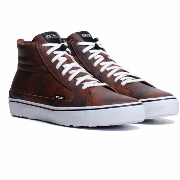 Scarpe Moto Tecniche Tcx STREET 3 WP Marrone Bianco