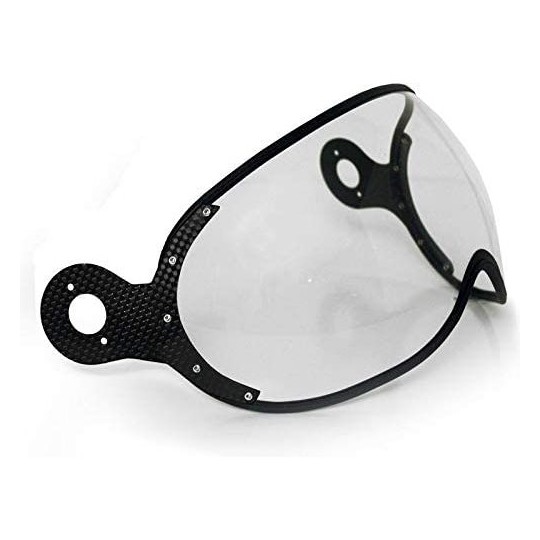 Visiera Chiara Antigraffio Momo Design Per Modello Fighter Classic - Fluo - Evo