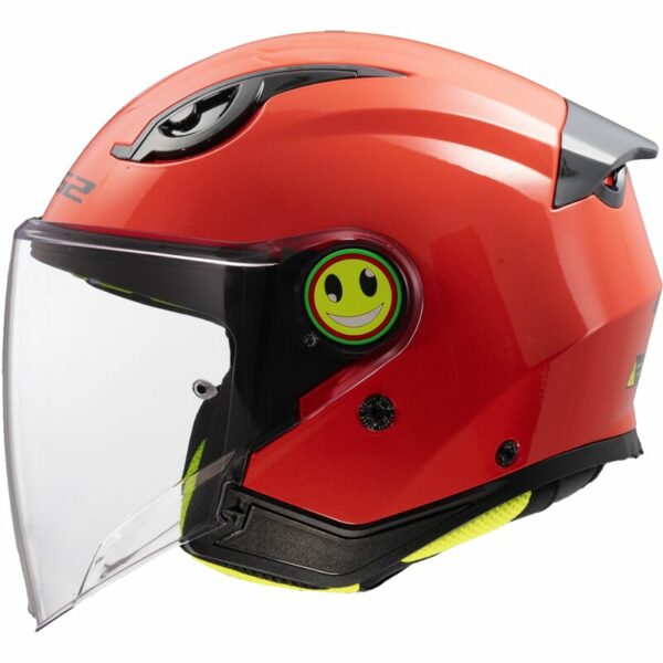 Casco Moto Jet Bambino LS2 OF622 Funny II Rosso