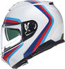 Casco Moto Modulare P/J Nolan N100-6 ASSOLUTO 347 Bianco/Blu/Rosso/Azzurro
