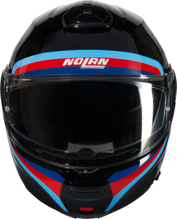 Casco Moto Modulare P/J Nolan N100-6 ASSOLUTO 348 Nero/Blu/Rosso/Azzurro