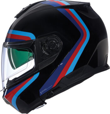 Casco Moto Modulare P/J Nolan N100-6 ASSOLUTO 348 Nero/Blu/Rosso/Azzurro