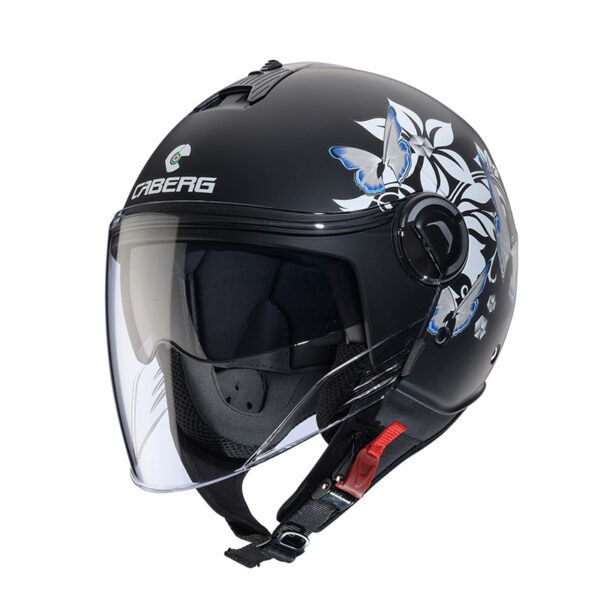 Casco Moto Caberg Riviera V4X Mia Nero Opaco