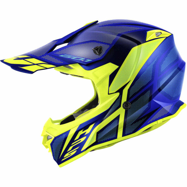 Casco Moto Cross Enduro Givi 60.1 INVERT Blu Giallo