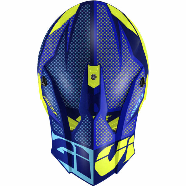 Casco Moto Cross Enduro Givi 60.1 INVERT Blu Giallo