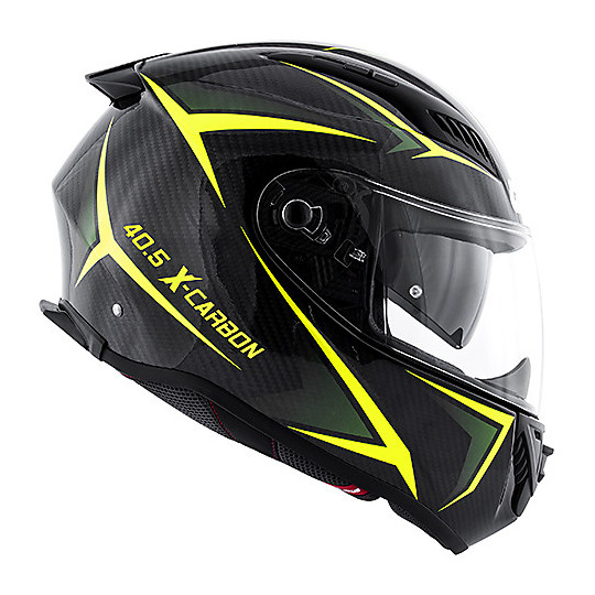 Casco Moto Integrale in Carbonio Givi 40.5 X-Carbon Nero Giallo Fluo