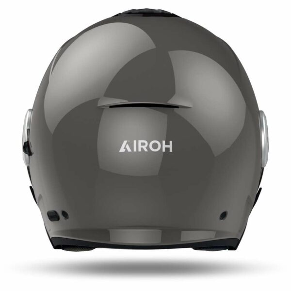 Casco Moto Jet Airoh HELYOS COLOR Grigio Scuro Lucido