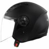 Casco Moto Jet Ls2 OF616 AIRFLOW 2 SOLID Nero Opaco
